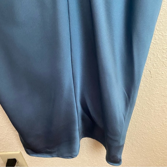 House of CB Myrna Aegean Corset midi Dress in blue NWOT $269 size XL - Picture 4 of 14